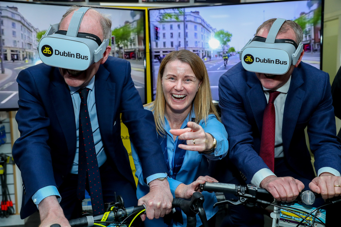 Dublin Bus Drivers Cycle the Capital’s Streets